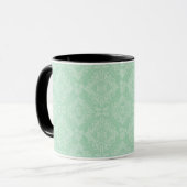 Mug Motif vert de damassé (Devant gauche)