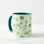 Mug Motif vert de palmier (Devant gauche)