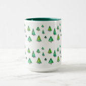 Mug motif vert forêt. (Centre)