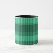 Mug Motif vertical rayé dans les tons verts (Centre)