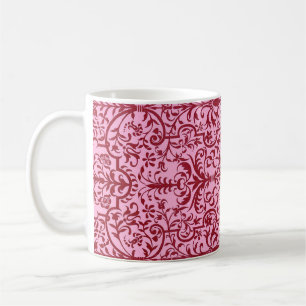 Mug Motif victorien rose