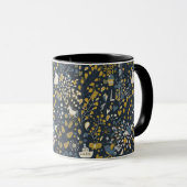 Mug Motif vintage abstrait (Devant droit)