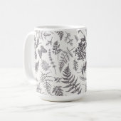 Mug Motif vintage Botany et Papillon (Devant gauche)