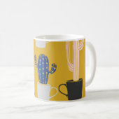Mug Motif Vintage Cactus à main (Devant droit)