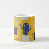 Mug Motif Vintage Cactus à main (Centre)