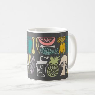 Mug Motif vintage de Pyrex - cuisine de mod (couleurs