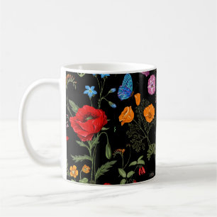 Mug Motif vintage été sans soudure. Papier peint bot