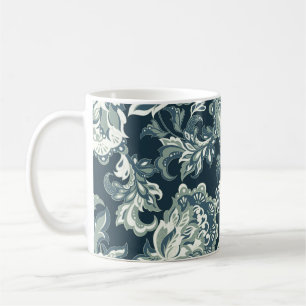 Mug motif vintage ethnique fleuri sans couture. folklo