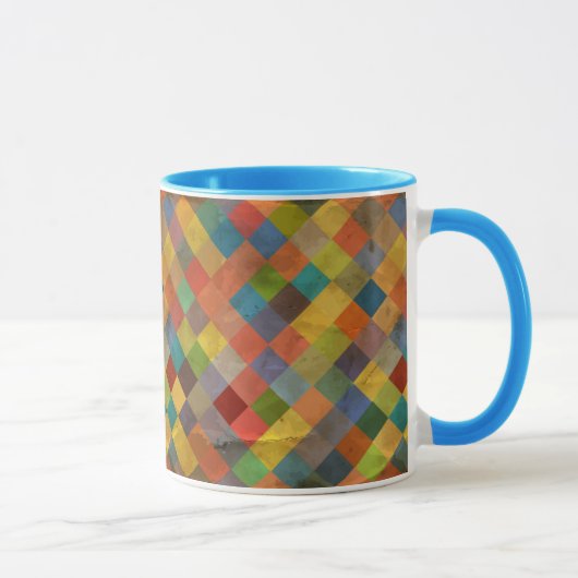 Mug Motif vintage. Géométrique (Droite)