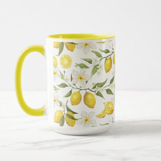 Mug Motif vintage Lemon Tree (Gauche)