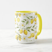Mug Motif vintage Lemon Tree (Devant droit)