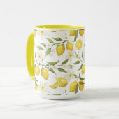 Mug Motif vintage Lemon Tree (Devant gauche)