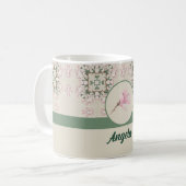 Mug Motif vintage Magnolia Blossom Ephemera (Devant gauche)