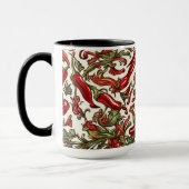 Mug Motif Vintage Red Chili Peppers (Gauche)