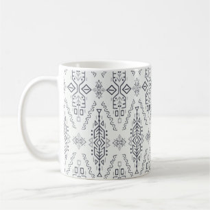 Mug motif vintage sans couture dans le style ethnique.