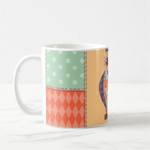 Mug Motif Vintage sans fil Chouette