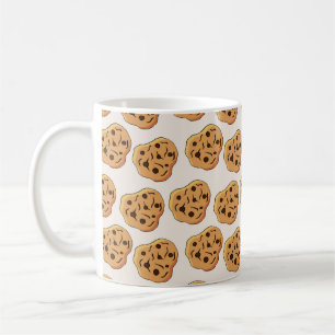 Mug Motif vintage sans soudure cookies. dessin à la ma