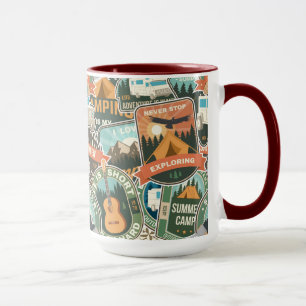 Mug Motif Vintage voyage Explorer
