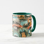 Mug Motif Vintage voyage Explorer (Devant droit)