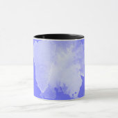Mug motif violet d'aquarelle (Centre)
