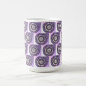 Mug Motif violet de fleurs de passion (Centre)