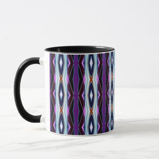Mug Motif violet unique (Gauche)