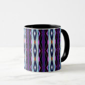 Mug Motif violet unique (Devant droit)