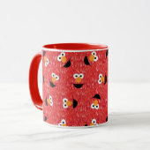 Mug Motif visage fourrure Elmo (Devant gauche)