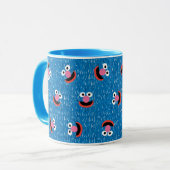 Mug Motif visage poilu de Grover (Devant gauche)