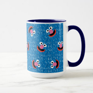Mug Motif visage poilu de Grover