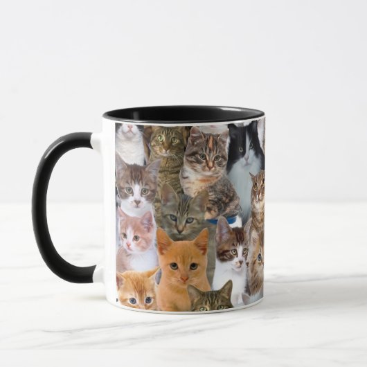 Mug Motif Visages de chat (Gauche)
