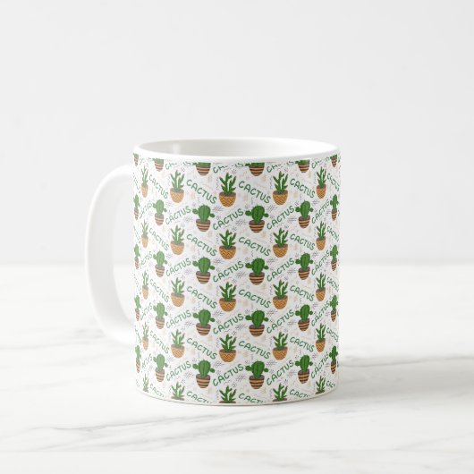 Mug Motif Wild Cactus (Devant gauche)