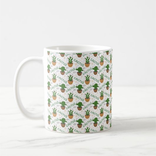 Mug Motif Wild Cactus (Gauche)