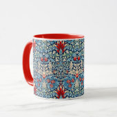 Mug motif William Morris, Tête de serpent, (Devant gauche)