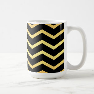 Mug Motif Zag Gold et Black Zig