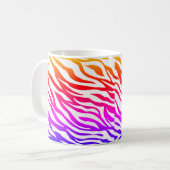 Mug Motif Zebra Multicoloured Skin Stripes-22164 (Devant gauche)