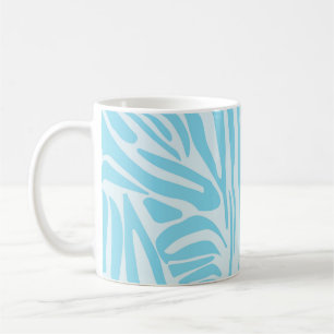 Mug Motif Zèbre Bleu