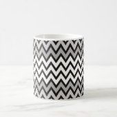 Mug Motif ZIGZAG - noir blanc gris + votre idée (Centre)