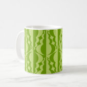 Mug motifs Abstraits contrastant. Géant plat, simple (Devant gauche)