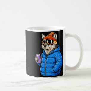Mug Motifs animaux fête du loup après-ski shirt skiAni