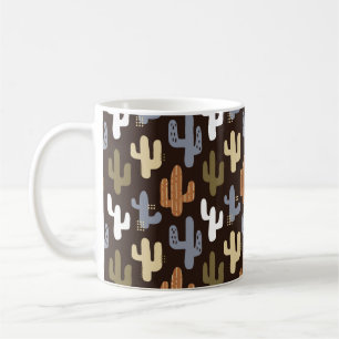 Mug motifs arrière - plans sans faille dans le style s