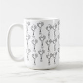 Mug Motifs Ballons Blancs Et Noirs (Gauche)