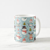 Mug Motifs classiques de l'arbre de Noël (Devant droit)