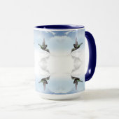 Mug Motifs de colibris (Devant droit)