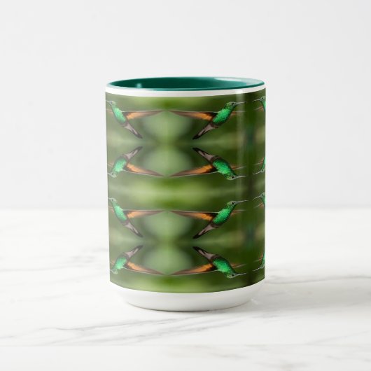 Mug Motifs de colibris (Centre)