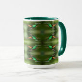 Mug Motifs de colibris (Devant droit)