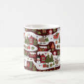 Mug Motifs de conception de Noël fantastique (Centre)