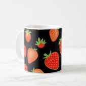 Mug Motifs de fraises (Devant gauche)