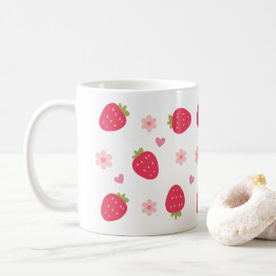 Mug Motifs de fraises mignons