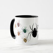 Mug Motifs de N d'araignées ' (Devant gauche)